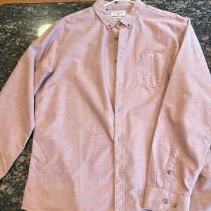 Billabong Long Sleeve button down shirt - light red. XL Tailored Fit